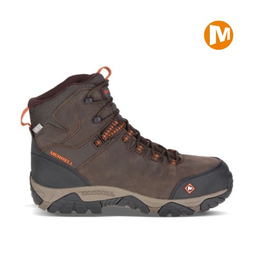 Botas de Seguridad Merrell Phaserbound Mid Waterproof Comp Toe Hombre MX.F.IPZ